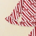 thumbnail image 6 of eczipvz Toddler Girl Easter Pajamas Kid Bunny Feather Button Down 2Piece Pajama Set Little Girls Pjs Nightgown Easter Outfit Red,18-24 Months, 6 of 7