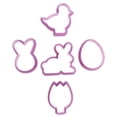 thumbnail image 1 of unbranded 10Ud Para Repostería Tema Pascua En Plástico Para Hornear Y Decorar Postres, 1 of 8
