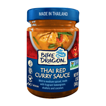 Blue Dragon Thai Red Curry Sauce, 12 Ounces