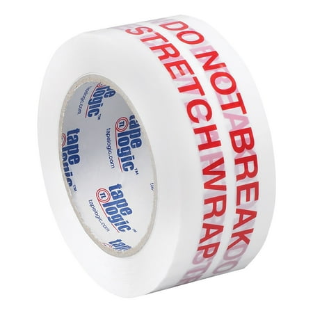 UPC: 0841436054904 | Box Partners T902P08 2 in. x 110 yds.- Do Not Break Stretch Wrap Pre-Printed Carton Sealing Tape