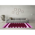 thumbnail image 3 of Ahgly Company Indoor Rectangle Abstract Pink Contemporary Area Rugs, 8' x 10', 3 of 4