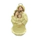 thumbnail image 1 of Pila de agua bendita de la Sagrada Familia, regalo para exhibir la estatua de Jesús, María y José sobre el recipiente. Amarillo, 1 of 9