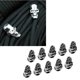 thumbnail image 4 of Cuentas Espaciadoras, Cuentas Espaciadoras De Calavera De Metal Agujero Grande Para Cordón De Cuchillo Para Joyería DIY ANGGREK Otros, 4 of 8