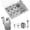 91, variant on Picture Hangers Claw Hooks for Drywall:20Pcs Wall Picture Frame Hanging Hooks - No Damage Heavy Duty Art Picture Mirror Photo Poster Painting Hanger Hardware Kit - Claw for Room Office Decor