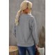 thumbnail image 4 of ABPHQTO Sudadera gris con gráfico de calavera de Halloween para mujer, 4 of 5