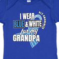 thumbnail image 4 of Inktastic I Wear Blue and White For My Grandpa ALS Awareness Boys or Girls Baby Bodysuit, 4 of 5