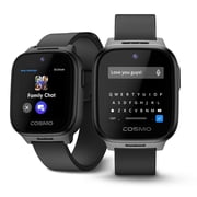 JrTrack 5 Kids Smart Watch by Cosmo | Best Kid-Safe Phone Watch | Precision Real-Time GPS Tracking | Call, Text, Activity, School Settings | Spotify Music | Parental Controls | SOS & Safety Alerts