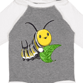 thumbnail image 4 of Inktastic Monarch butterfly caterpillar- cute baby insect Boys or Girls Long Sleeve Baby Bodysuit, 4 of 5