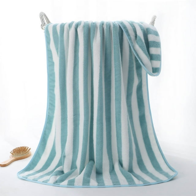 Toallas de baño Lisbinx con almohada para dormitorio de 70 x 140 cm de grosor, de secado rápido y muy absorbentes, perfectas para adultos.