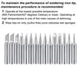 thumbnail image 4 of Uxcell I+B+K+D+C Series 4mmx41mm Soldering Iron Tip 15in1 Set, 4 of 5