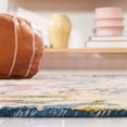 thumbnail image 4 of SAFAVIEH Blossom Tina Floral Runner Rug, Blue/Gold, 2'3" x 8', 4 of 8