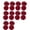 Red, variant on 10pcs Rose Design Refillable Lip Balm Jars with Miroor Leak Proof Cosmetic Containers Travel Plastic Cosmetic Rack