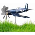 thumbnail image 3 of Airplane Wind Spinner Metal, Windmill Aircraft Garden Decoration, Airplane Wind Sculpture, Airplane Yard Spinner, Stainless Steel Wind Catchers, 3 of 5