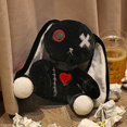 thumbnail image 3 of 30CM Dark Reborn Rabbit Plush Toy Girl Cloth Doll Cushion Cute White Rabbit Candy Gift Christmas Gift Holiday Gift, 3 of 5