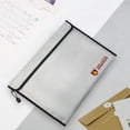 thumbnail image 4 of Bolsa De Documentos Ignífuga Bolsa De Almacenamiento Resistente Al Fuego Y Al Agua Para Ipad Documentos En Efectivo Joyas Pasaporte Inevent HA023890-00, 4 of 7