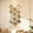 Gold, variant on 3D Acrylic Mirror Rhombus Wall Stickers, Moroccan Style Acrylic Wall Mirror Panels, DIY Self-Adhesive Decorative Mirror Tiles for Apartment Home Living Room Bathroom Bedroom Hallway
