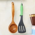 thumbnail image 5 of LABSERRON 1Pc Kitchen Ladle Spoon Anti-cracking Bamboo Soup Scoop for Family Restaurants 12.6In, 5 of 8