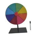 thumbnail image 4 of serony Ensemble de Tourne-Disque de Prix de Table avec Stylo Effaçable Est Conçu pour les Magasins les Rassemblements de Carnaval 8 Cases, 4 of 6