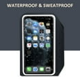 thumbnail image 7 of MATEPROX Sweatproof Cell Phone Armband, Running Phone Holder for iPhone 16 15 14 13 Pro XR SE S22 S24, Black, 7 of 7