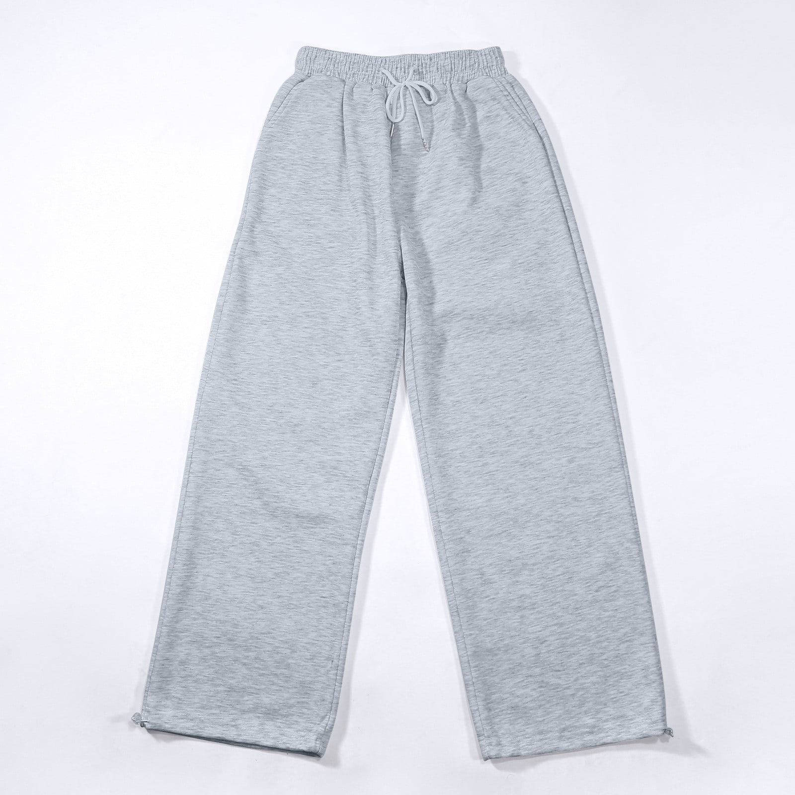 Pantalon Jogging Fille Unisexe - Jambes Larges, Taille élastique, 9-16 Ans, Pour Quotidien Printemps/été - 7