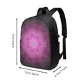 thumbnail image 4 of YFYANG 17" Laptop Backpack, Pink Fantasy Mandala Fashion Travel Work Backpack with USB and Headphone Cable Interface for Men and Women, 4 of 8