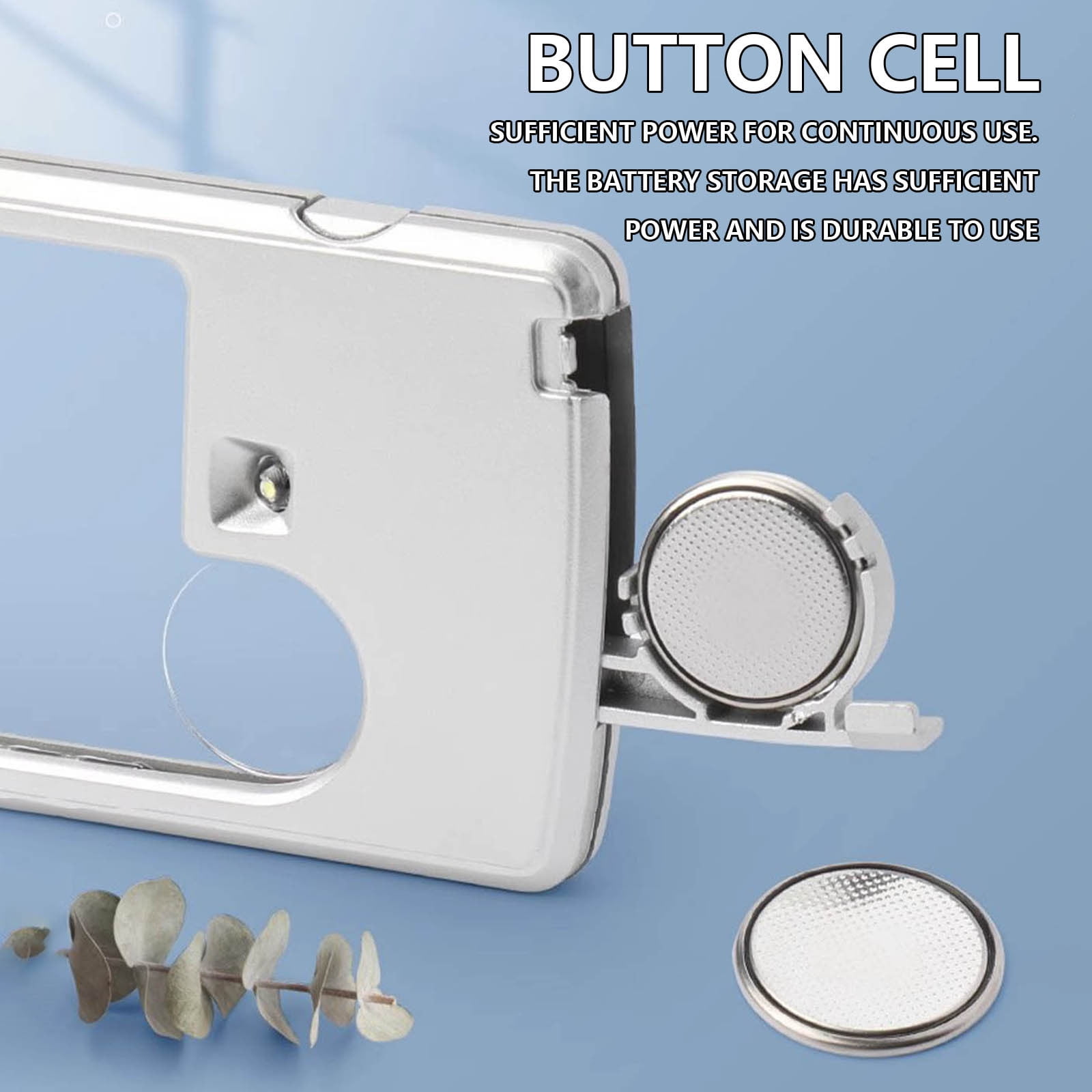 Cadorn Business Card Style HD Glass Reading Tool with LED Light - Perfect for Elderly & Children - Clear Magnification for Reading Instruction Manuals & More