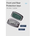 thumbnail image 3 of Key Fob Cover Compatible with Toyota RAV4 Hybrid Camry Hybrid Corolla XSE C-HR Corolla Hatchback Prado 2012-2026 2/3/4 Button Keychain Case Holder Protector,Short keychain Green, 3 of 9