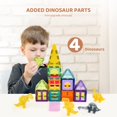 thumbnail image 3 of Ensemble de Construction Magnétique 56 Pcs Design Créatif 3D pour Enfants, 3 of 5