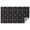 Black Moon Star, variant on White Sun Moon Star Pattern Rectangle Tablecloth 60"x84",Waterproof Polyester Rectangle Table Cloth, Wipeable Spillproof Polyester Tablecloth for Dining, Camping, Indoor and Outdoor