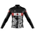 thumbnail image 1 of Long Sleeve Cycling Jersey Canada Crank Mens - XL, 1 of 3