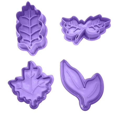 

Cute Fuuny Cake Pastry/Cookie/Fondant Stamper Leaves Cookie Plunger Cutters