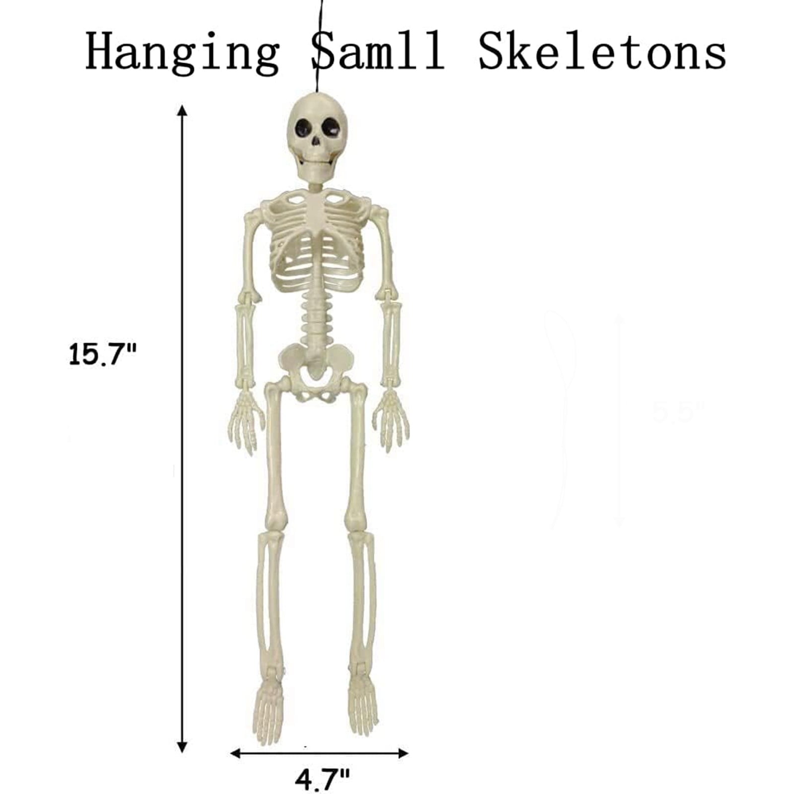 Deals Of Skeleton 16 Inch Halloween Poseable Skeleton Kit Decorations ...