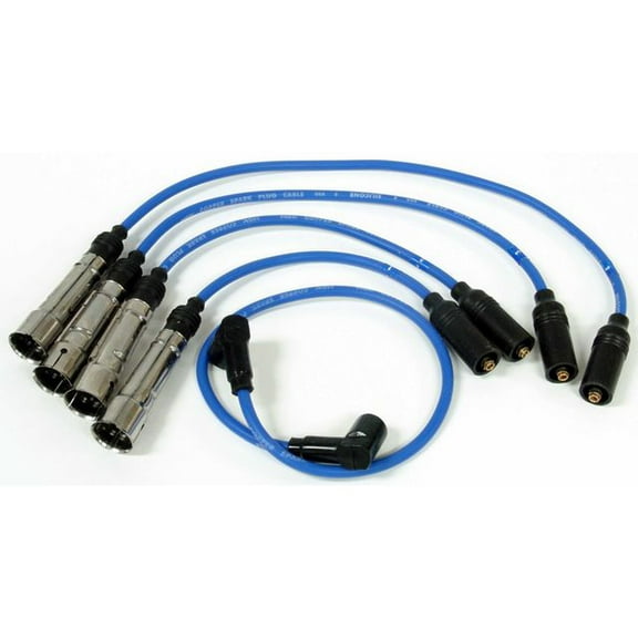 Spark Plug Wire Set - Compatible with 1984 - 1995 Volkswagen Jetta 1985 1986 1987 1988 1989 1990 1991 1992 1993 1994