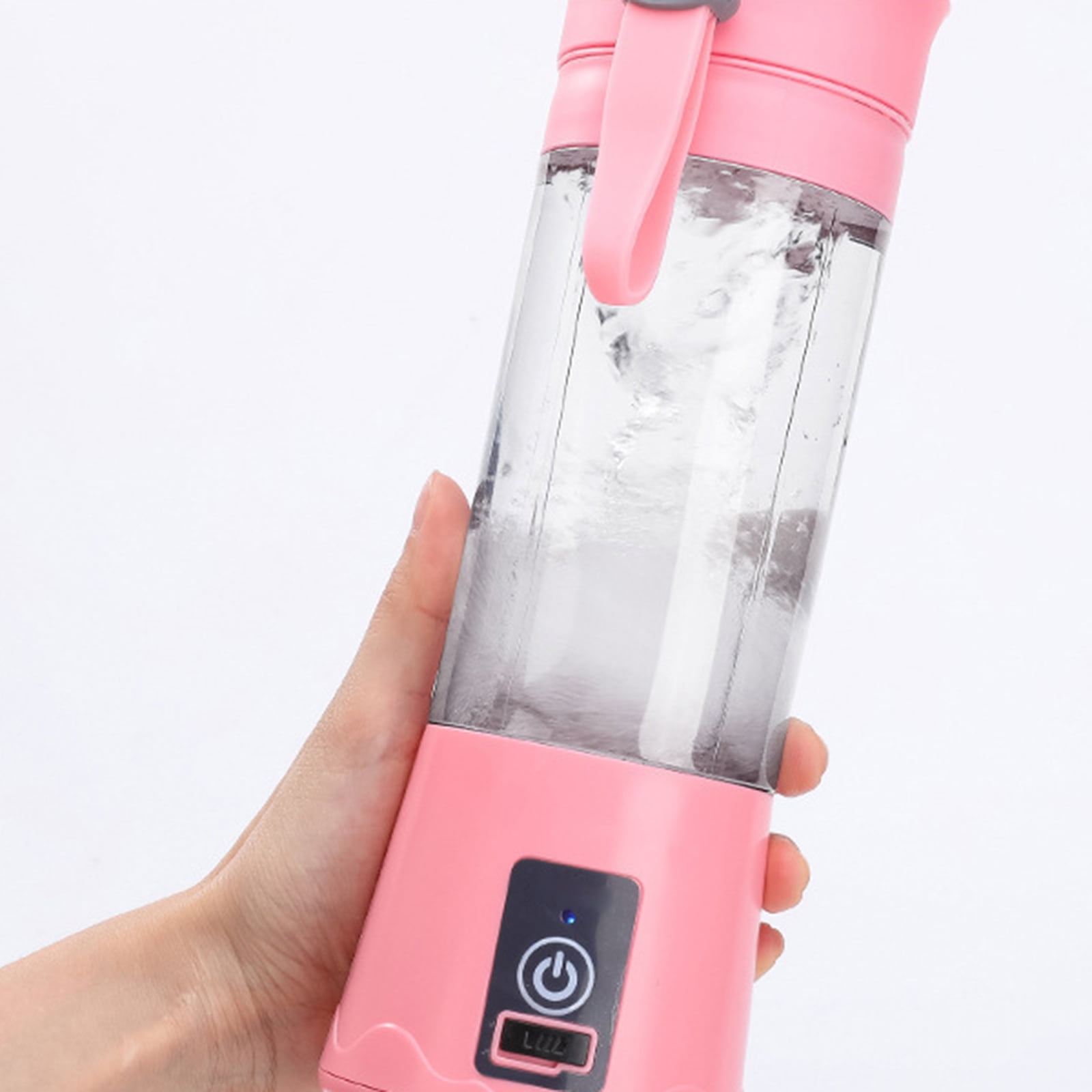 iOCSmart Portable Blender on the go, Mini Blender for Shakes and Smoothies,  Personal Blender USB Rechargeable with 2 Juice Cup (Pink 2)