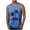 Blue, variant on YFNNUP Men's Workout Tank Tops Cotton Gym Muscle Sleeveless T-Shirts Bodybuilding Fitness Athletic Tank Tops