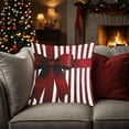thumbnail image 2 of YIKA Santa Claus Christmas Tree Snowflake Elk pillow Christmas Pillow Covers 17.7x17.7 Inches Decorative Pillow Cases With Soft Fabric Hidden Zipper For Home Decor Cushion Throw Pillow A, 2 of 6