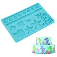 thumbnail image 1 of Molde para hornear pasteles de caramelo con pasta de goma y fondant Sea Life de concha de silicona, 1 of 4