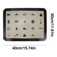 thumbnail image 2 of JZCHUNTOY Silicone Heat Resistant Mat, 1 Piece Non Slip Food Grade Trivet Mat, Waterproof Non Stick High Temperature Resistant Pad, Multipurpose Kitchen Mat for Hot Pots, Pans, Countertop Protection, 2 of 5