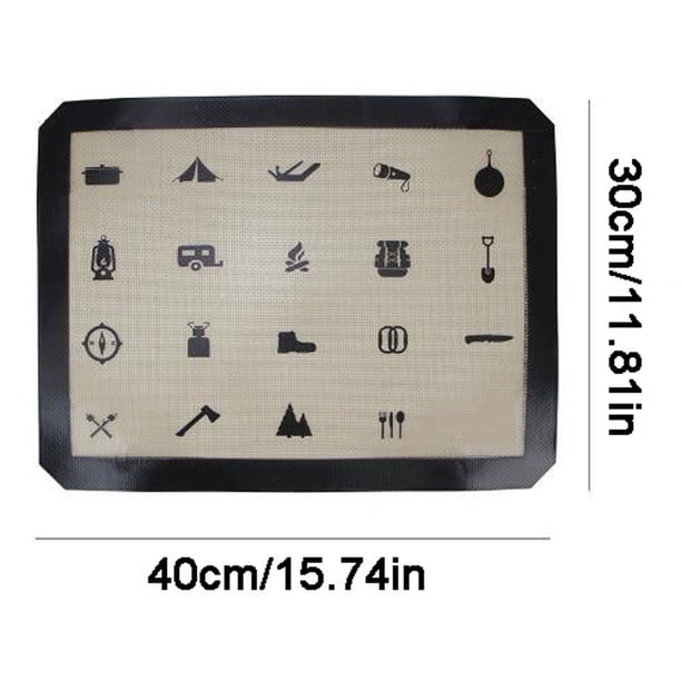Tapete de silicona antiadherente para hornear,protector de encimera resistente al calor,tapete de cocina multiusos para hornear,cocinar y preparar alimentos.