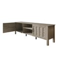 thumbnail image 4 of Home Design Opelika 71" TV Stand with Spacious Storage and Open Shelves, Modern Vintage Design for Living Room, Easy Assembly, Antique Gray, 4 of 9
