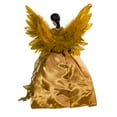 thumbnail image 6 of Kurt Adler 13-Inch African American Angel Tree Topper – Gold Christmas Figurine with 10 LED Lights, 6 of 8