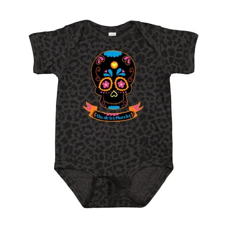 

Inktastic Day of the Dead Skull BLK Gift Baby Boy or Baby Girl Bodysuit