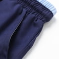 thumbnail image 7 of Afuyipoi Girls' Shorts,Elastic Summer Color - Blocked Waist Quick Dry Shorts Navy 6-7, 7 of 7
