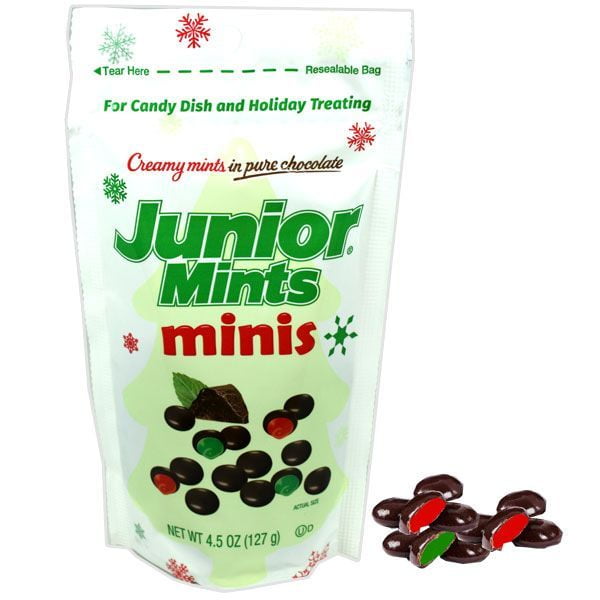 Junior Mints Holiday Minis 4.5 Ounce Standup Pouch
