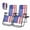 American Flag, variant on SHOUFTW 2PCS Zero Gravity Recliner, Folding Outdoor Lounge Chair Set with Lockable System, Adjustable Pillow & Cup Tray for Patio Garden Beach, Gray