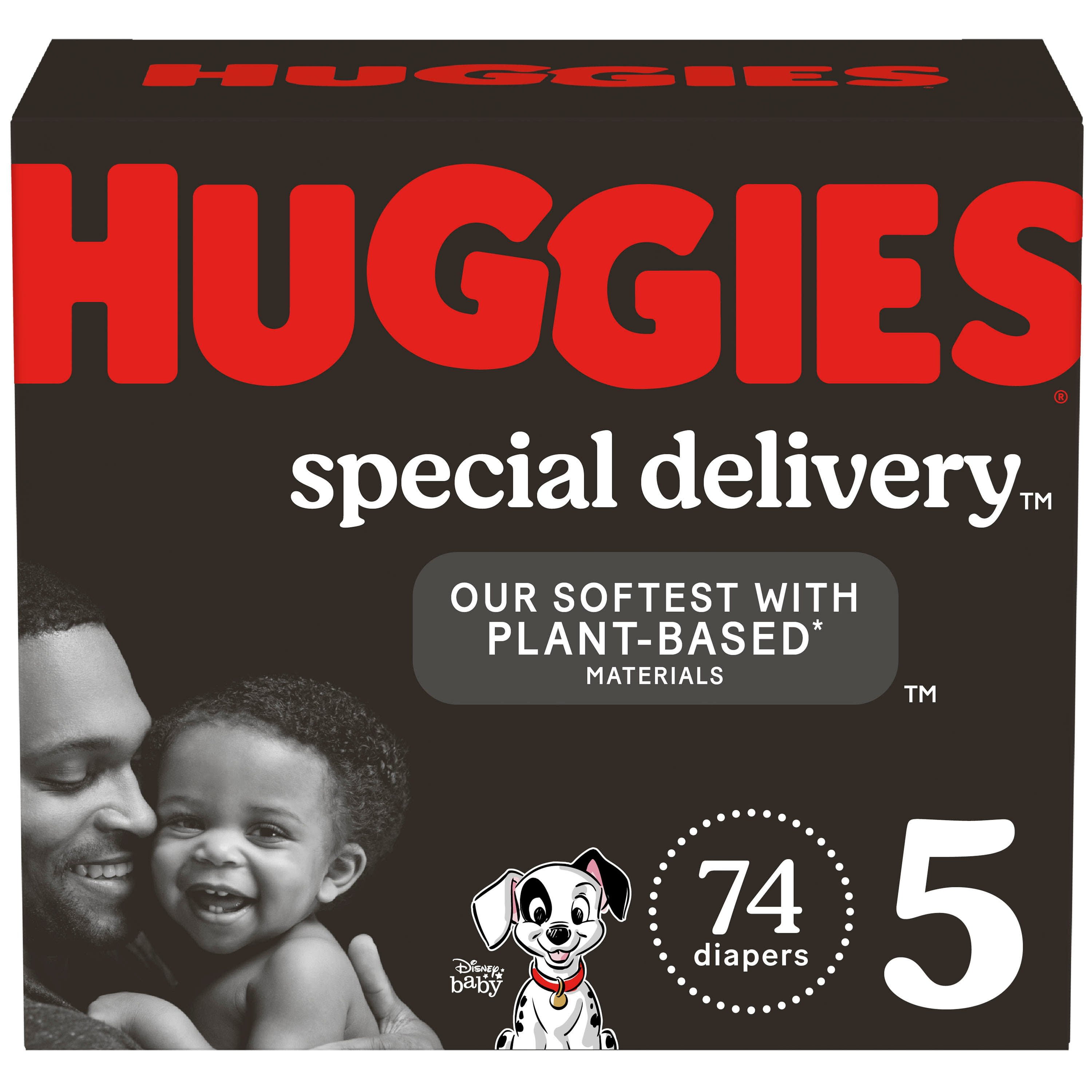 Huggies Special Delivery Hypoallergenic Baby Diapers, Fragrance Free, Size 5, 74 Ct