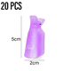 thumbnail image 2 of Juego de pinzas para quitar esmalte de uñas, pinzas para quitar esmalte de uñas de gel UV, herramienta para envolver uñas acrílicas, color morado, 2 of 5