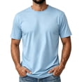 thumbnail image 5 of Aofany Plus Size T-Shirts for Men Sale Classic Men Short Sleeve T-shirt Casual Pullover Round Neck Summer Tops, 5 of 5
