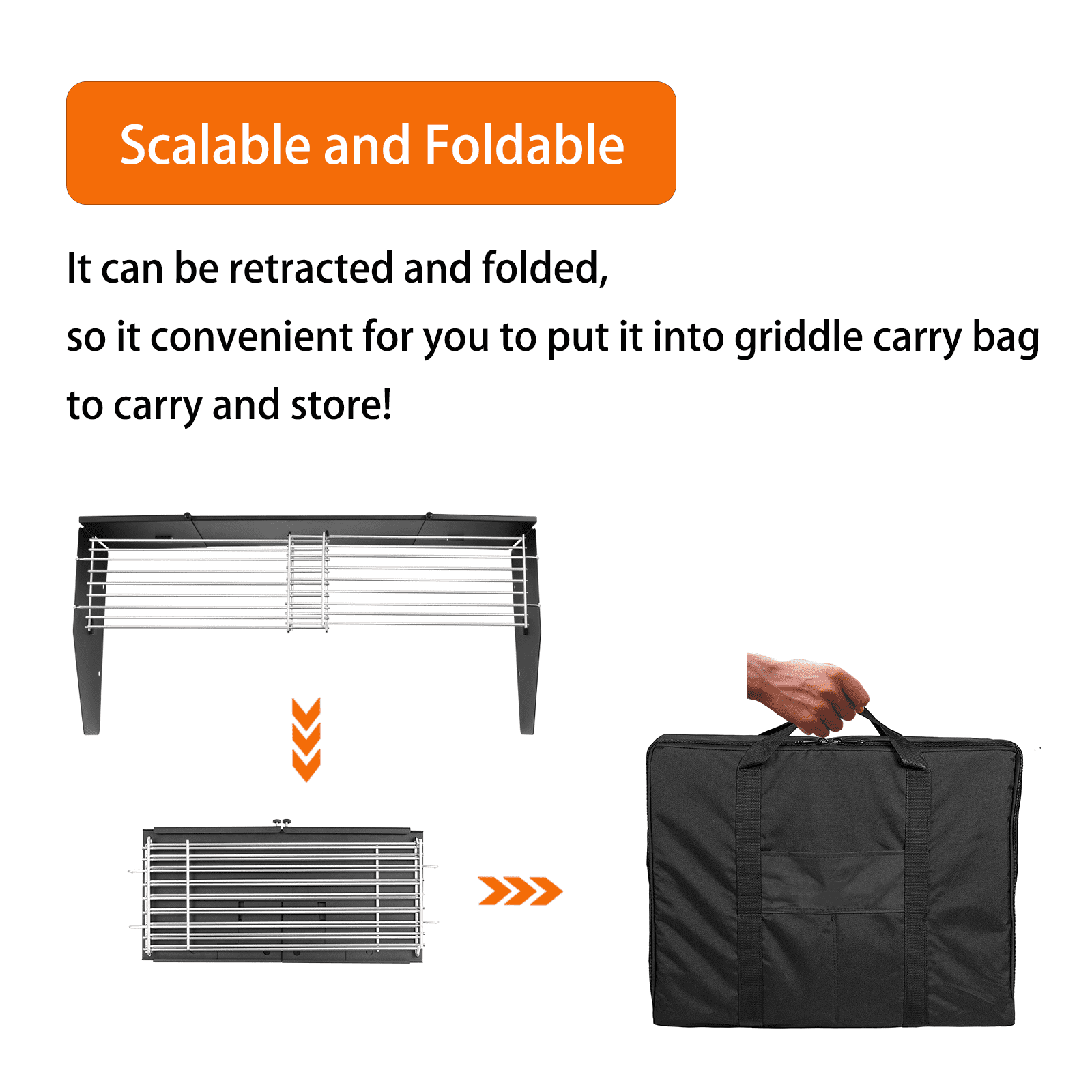 Universal Wind Guard and Warming Rack Fit for Griddle Without a Hood from 16" to 28", Wind Screen and Cooking Grid BBQ Griddle Accessories for Blackstone and Other Griddle