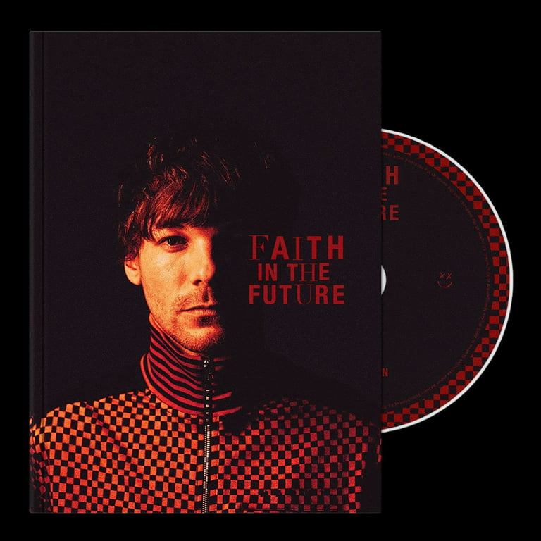 faith in the future black & red vinyl, louis tomlinson